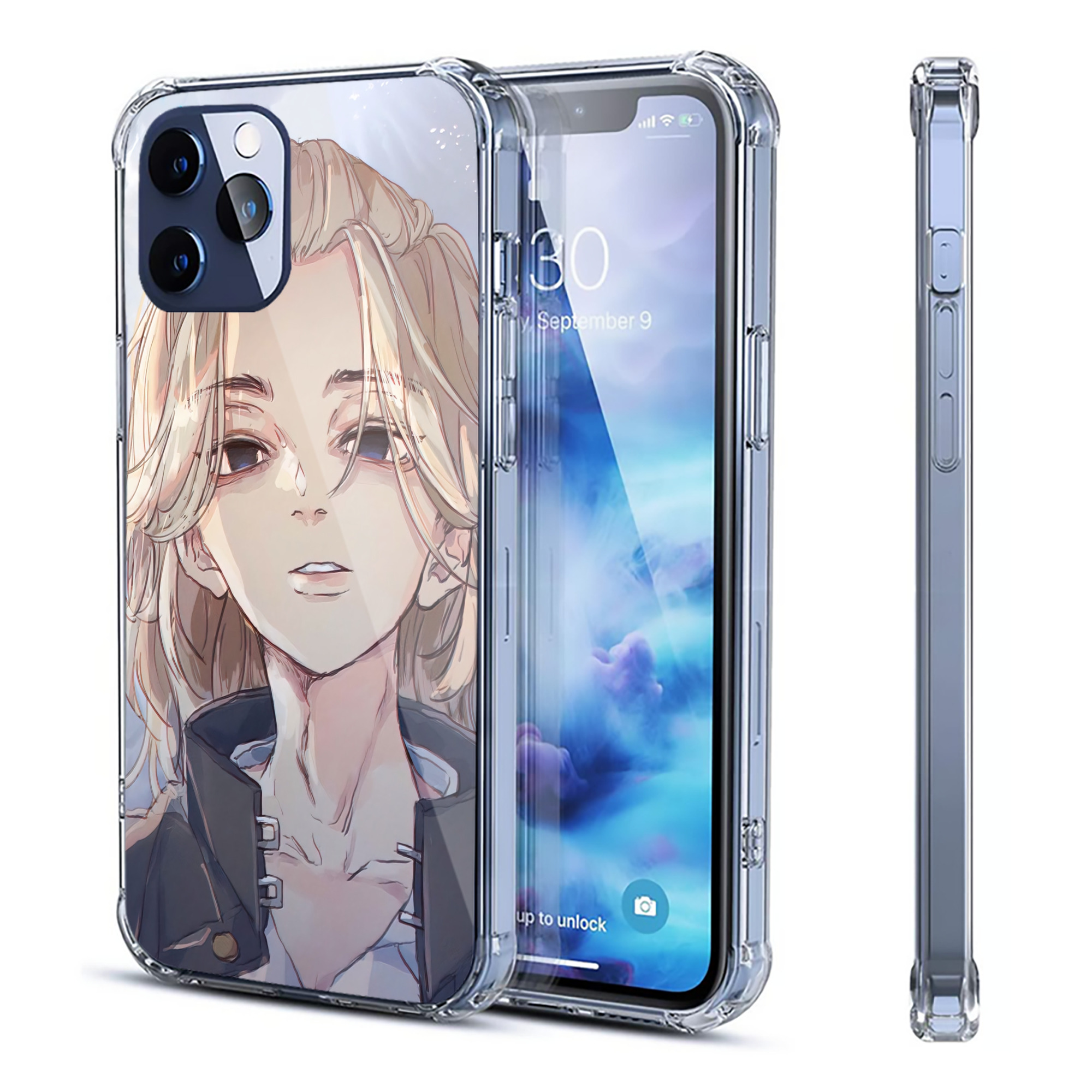 （画像用） 東京リベンジャーズ Tokyo Revengers 【iPhone 12シリーズ対応】透明スマホケース（クリアソフトケース）